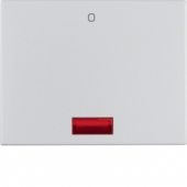Клавиша с красной линзой и надписью «0», K.5, алюминий 14177103