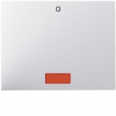 Клавиша с красной линзой и надписью «0», K.1, цвет: полярная белизна, глянцевый 14177109