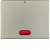 Клавиша с красной линзой и надписью «0», Arsys, цвет: нержавеющая сталь 14180004