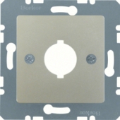 Центральная плата для сигнальных и контрольных устройств; Ш 18,8 мм цвет: стальной, лак 143104