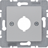 Центральная плата для сигнальных и контрольных устройств; Ш 18,8 мм, цвет: алюминиевый, лак 14317003