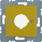 Центральная плата для сигнальных и контрольных устройств; Ш 22,5 мм цвет: жёлтый, блестящий 143207