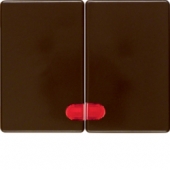 Клавиши с красной линзой, Arsys, цвет: коричневый, глянцевый 14370001