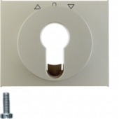 Центральная панель для жалюзийного замочного выключателя/кнопки, K.5, цвет: стальной, лак 15047104