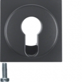 Центральная панель для замочных выключателей/кнопок, S.1/B.3/B.7, цвет: антрацитовый, матовый 15071606