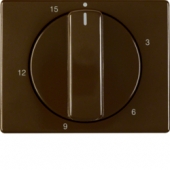 Центральная панель с регулировкой для механических таймеров, Arsys, цвет: коричневый, глянцевый 16340001