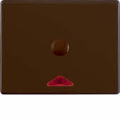 Hакладка карточного выключателя для гостиниц с оттиском и красной линзой, Arsys, цвет: коричневый, глянцевый 16410001