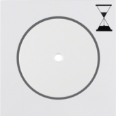 Центральная панель с нажимной кнопкой для механизма реле времени, S.1, цвет: полярная белизна, глянцевый 16748989