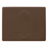 Кнопка RolloTec с функцией памяти, плоский вариант, Arsys, цвет: коричневый, глянцевый 17560011