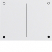 Кнопка для универсального нажимного диммера двойного включения, K.1, цвет: полярная белизна, глянцевый 17657009