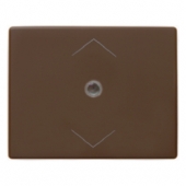Кнопка RolloTec «Комфорт», плоский вариант, Arsys, цвет: коричневый, глянцевый 17700011
