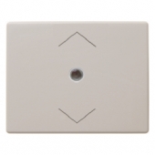 Кнопка RolloTec «Комфорт», с подключением датчика, плоская модель, Arsys, цвет: белый, глянцевый 17710012