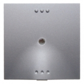 Кнопка RolloTec «Комфорт», с подключением датчика, S.1/B.3/B.7, цвет: алюминиевый, матовый 17711404
