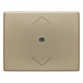 Кнопка RolloTec «Комфорт», с подключением датчика, плоская модель, Arsys, металл, цвет: золотой 17719012