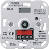 Потенциометр для регулирования люминесцентных ламп с выключателем 240-10