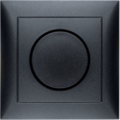 Поворотный диммер с накладкой и регулирующей кнопкой, S.1, цвет: антрацитовый 28199949