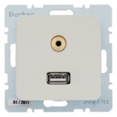 BMO USB/3.5mm AUDIO, Modul 2, цвет: белый 33153902