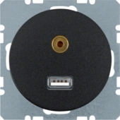 BMO USB/3.5mm AUDIO, R.1/R.3, цвет: черный 3315392045
