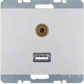 BMO USB/3.5mm AUDIO, K.5, цвет: лакированный алюминий 3315397003