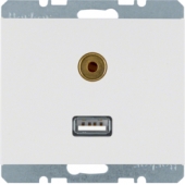 BMO USB/3.5mm AUDIO, K.1, цвет: полярная белезна 3315397009
