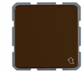 Штепсельная розетка SCHUKO с откидной крышкой, цвет: коричневый, глянцевый, Влагозащищенный скрытый монтаж IP44 471501
