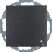 Штепсельная розетка SCHUKO с откидной крышкой, S.1/B.3/B.7, цвет: антрацитовый, матовый 47441606