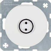 Штепсельная розетка SCHUKO с откидной крышкой и выступающим символом, R.1/R.3, цвет: полярная белизна 47442079