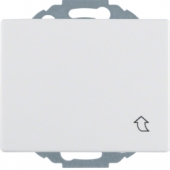 Штепсельная розетка SCHUKO с откидной крышкой, Arsys, цвет: полярная белизна, глянцевый 47470069