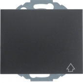 Штепсельная розетка SCHUKO с откидной крышкой, K.1, цвет: антрацитовый, матовый 47477106