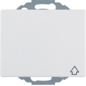 Штепсельная розетка SCHUKO с откидной крышкой, K.1, цвет: полярная белизна, глянцевый 47477109