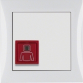 Нажимная кнопка вызова с рамкой, S.1, цвет: полярная белизна 52068989