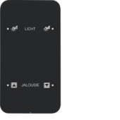 Touch Sensor «Комфорт», 2-канальный, с шинным соединителем, R.1, сконфигурирован, цвет: черный 75142165