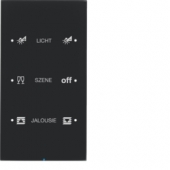 Touch Sensor «Комфорт», 3-канальный, с шинным соединителем, R.3, сконфигурирован, цвет: черный 75143155