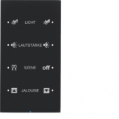 Touch Sensor «Комфорт», 4-канальный, с шинным соединителем, R.3, сконфигурирован, цвет: черный 75144155