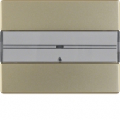 Клавишный сенсор с полем для надписей, 1-канальный, Arsys, цвет: светло-бронзовый, лак 75161044