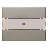 Клавишный сенсор «Комфорт», с полем для надписей, 1-канальный, Arsys, цвет: светло-бронзовый, лак 75161644