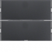 Клавишный сенсор «Комфорт», с полем для надписей, 2-канальный, K.1, цвет: антрацитовый 75162775