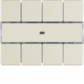 Клавишный сенсор «Комфорт», с полем для надписей, 4-канальный, Arsys, цвет: белый, глянцевый 75164642