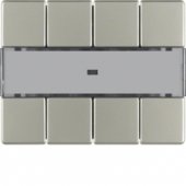 Клавишный сенсор «Комфорт», с полем для надписей, 4-канальный, Arsys, цвет: стальной, лак 75164643