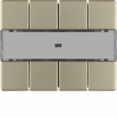 Клавишный сенсор «Комфорт», с полем для надписей, 4-канальный, Arsys, цвет: светло-бронзовый, лак 75164644