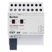 Исполнительное устройство 16 А, 2-канальное, REG цвет: светло-серый instabus KNX/EIB 75312008