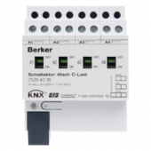 Исполнительное устройство, 4-канальное, 16A, статус, REG цвет: светло-серый instabus KNX/EIB 75314016