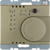 Регулятор температуры с кнопочным интерфейсом, Arsys, цвет: светло-бронзовый, лак 75441144