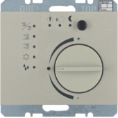Регулятор температуры с кнопочным интерфейсом, K.5, цвет: стальной, лак 75441173