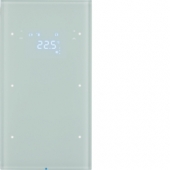 Touch Sensor, 2-канальный с регулятором температуры помещения, R.3, цвет: полярная белизна 75642050
