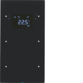 Touch Sensor, 2-канальный с регулятором температуры помещения, R.3, цвет: черный 75642055