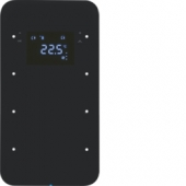 Touch Sensor, 3-канальный с регулятором температуры помещения, R.1, цвет: черный 75643065