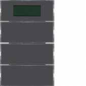 Клавишный сенсор, 3-канальный, с RTR, дисплеем, K.1, цвет: антрацитовый 75663775