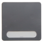 Клавиша с полем для надписей цвет: серый, Aquatec IP44 75991300