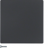 Berker.Net - Кнопка 1-канальная, Q.1/Q.3, цвет: антрацитовый, с эффектом бархата 85141126